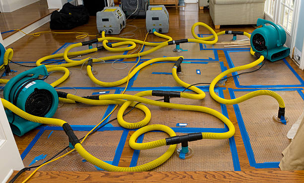 Professional Crawl Space Water Removal technician working in Siren, WI